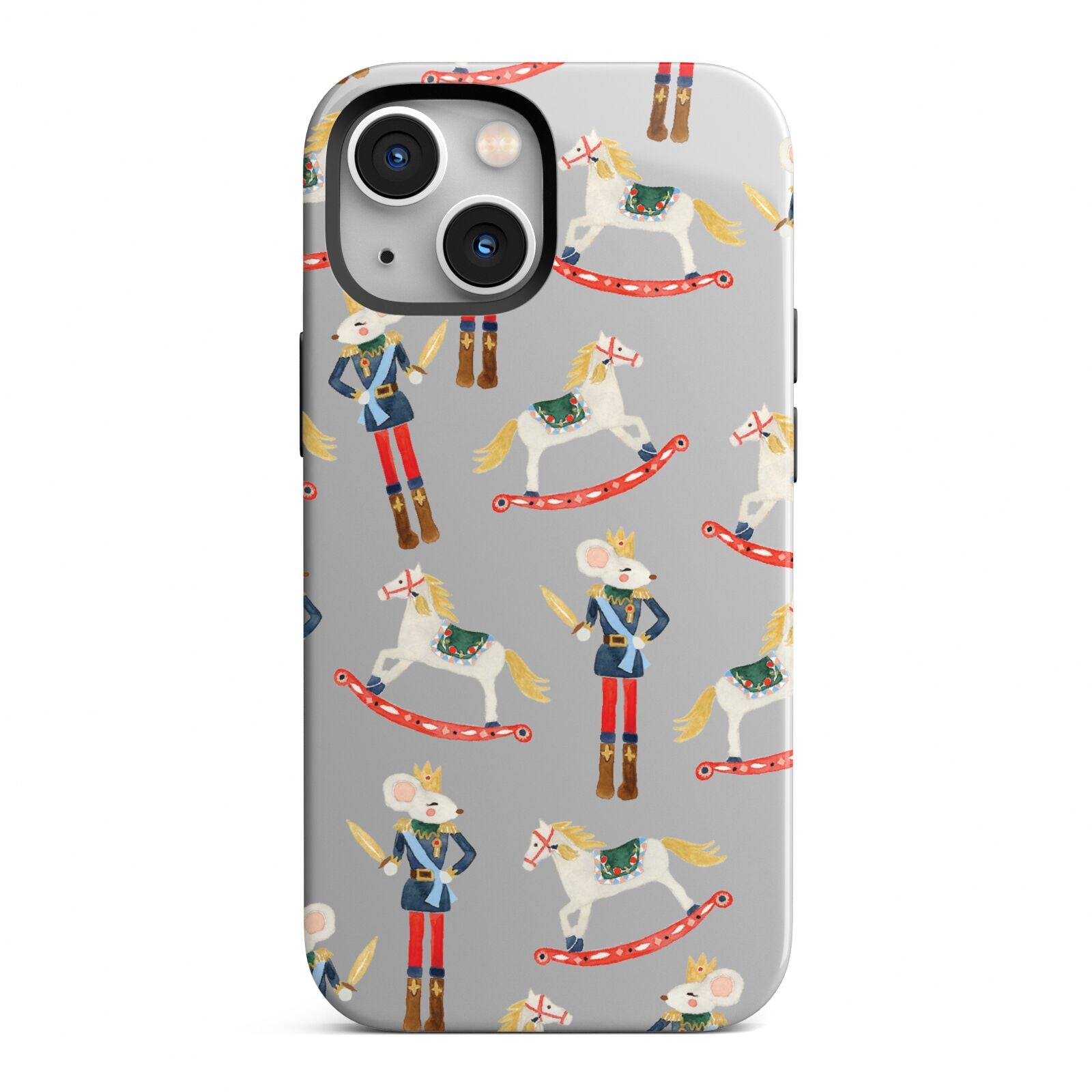 Nutcracker Rocking Horse iPhone 13 Mini Full Wrap 3D Tough Case