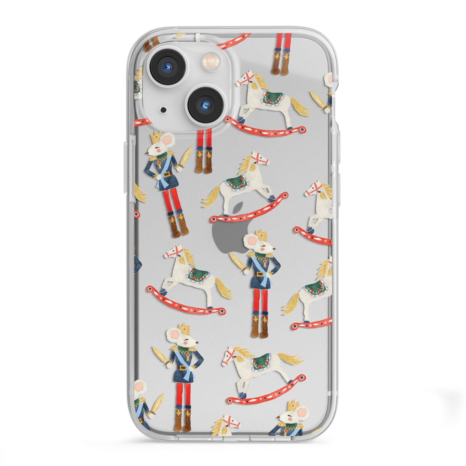 Nutcracker Rocking Horse iPhone 13 Mini TPU Impact Case with White Edges