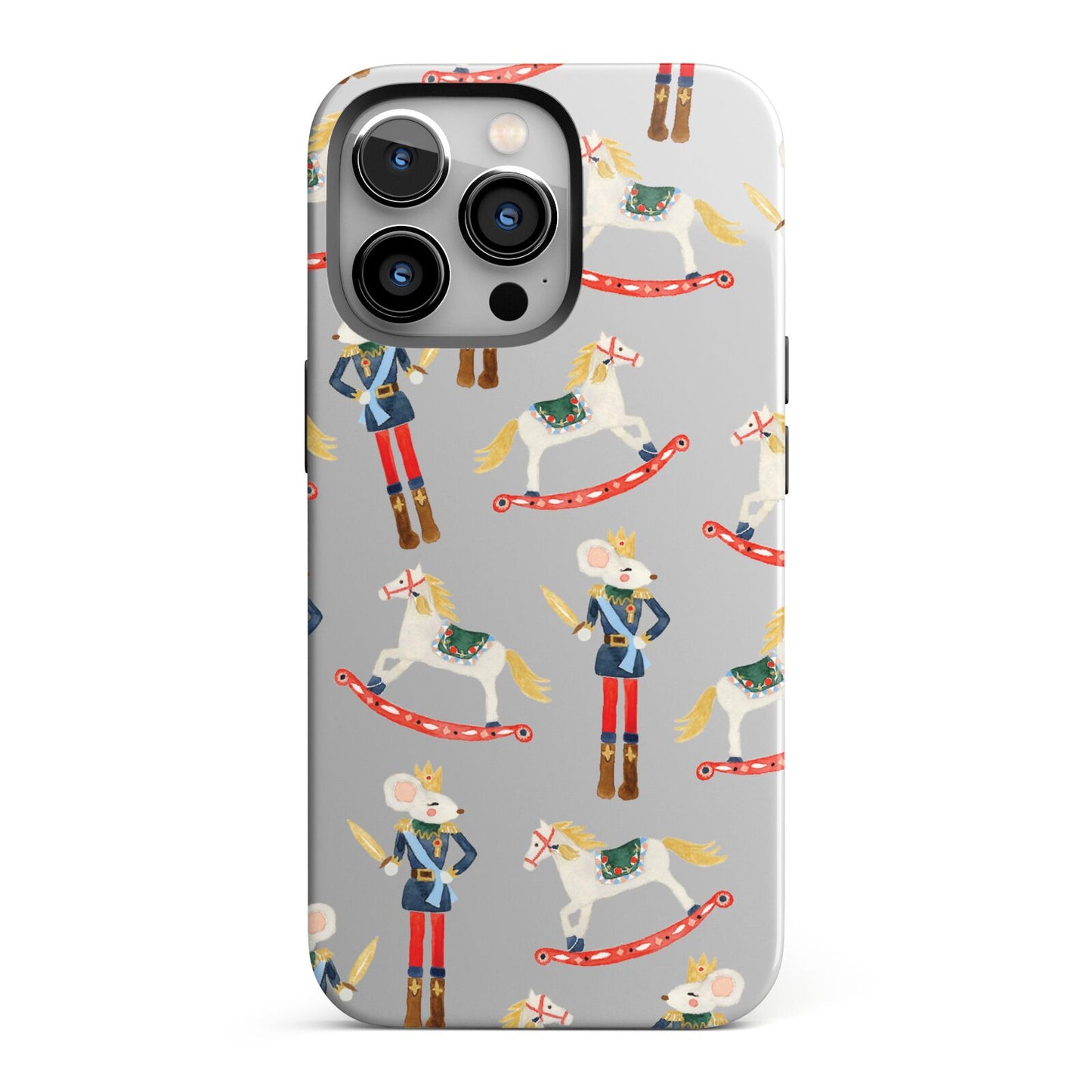 Nutcracker Rocking Horse iPhone 13 Pro Full Wrap 3D Tough Case