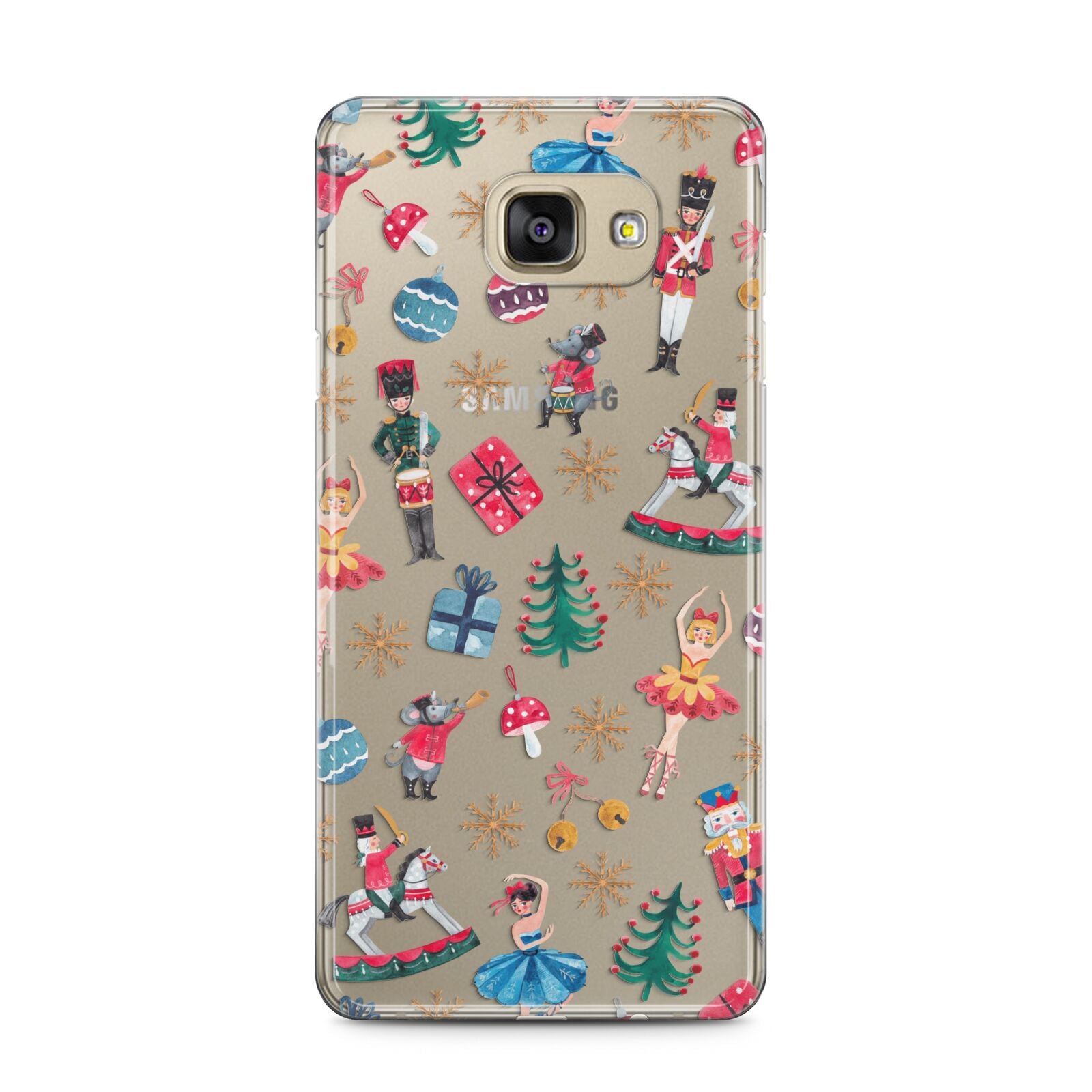 Nutcracker Samsung Galaxy A5 2016 Case on gold phone