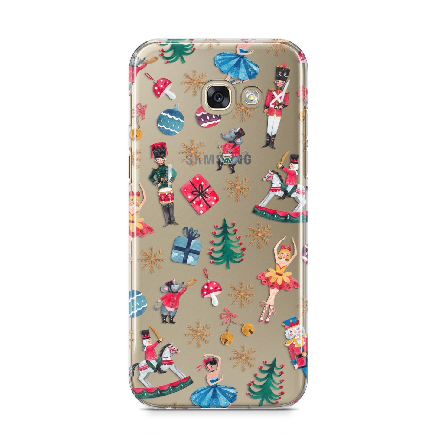 Nutcracker Samsung Galaxy A5 2017 Case on gold phone