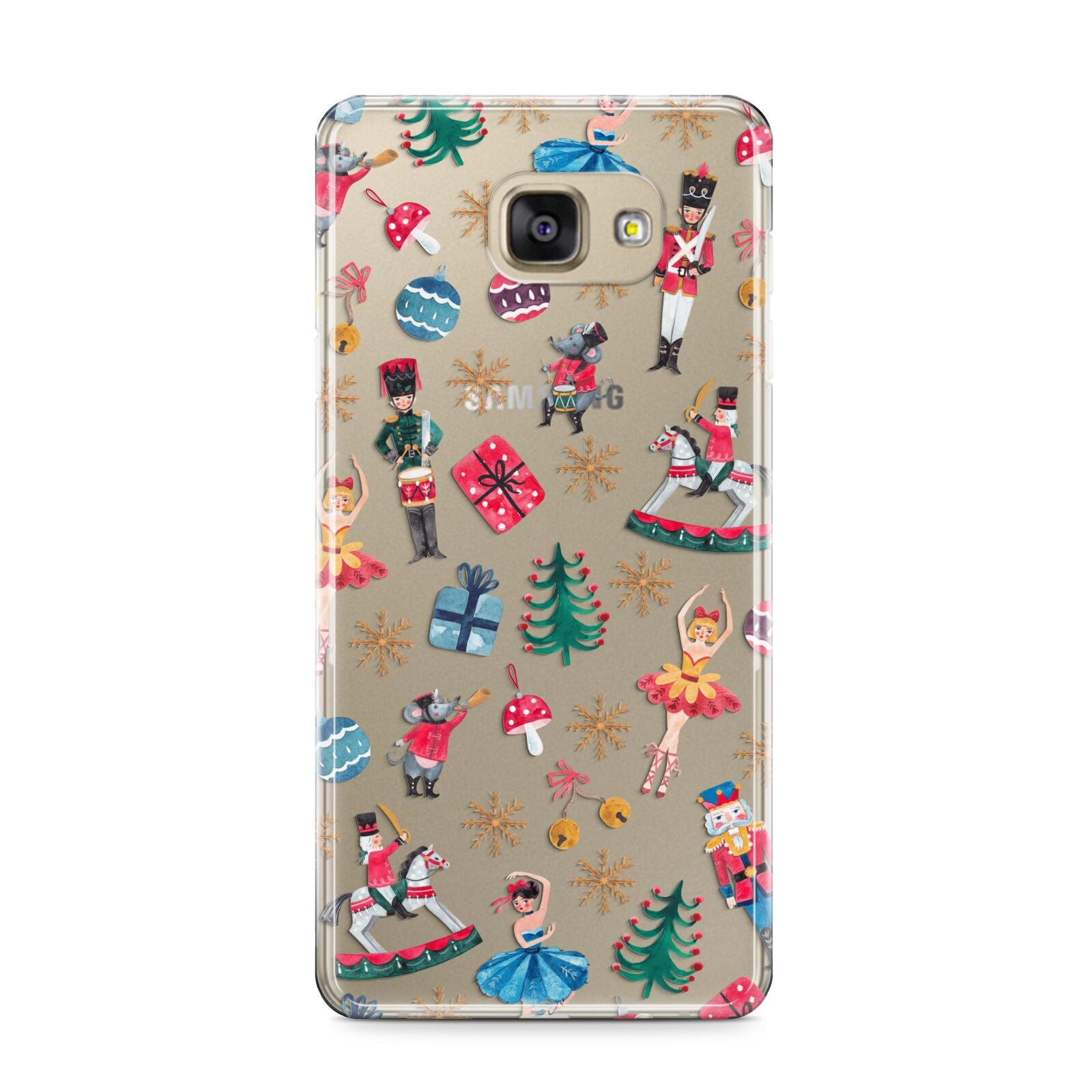 Nutcracker Samsung Galaxy A9 2016 Case on gold phone