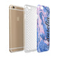 Ocean Blue and Pink Marble Apple iPhone 6 3D Tough Case Expanded view