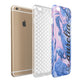 Ocean Blue and Pink Marble Apple iPhone 6 Plus 3D Tough Case Expand Detail Image