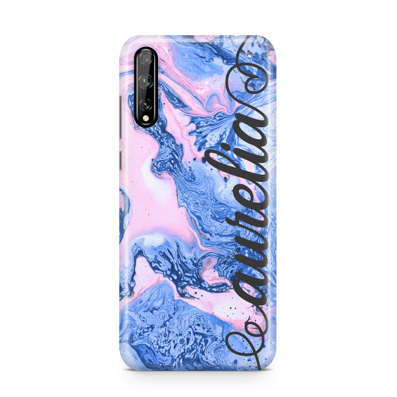 Ocean Blue and Pink Marble Huawei Enjoy 10s Phone Case