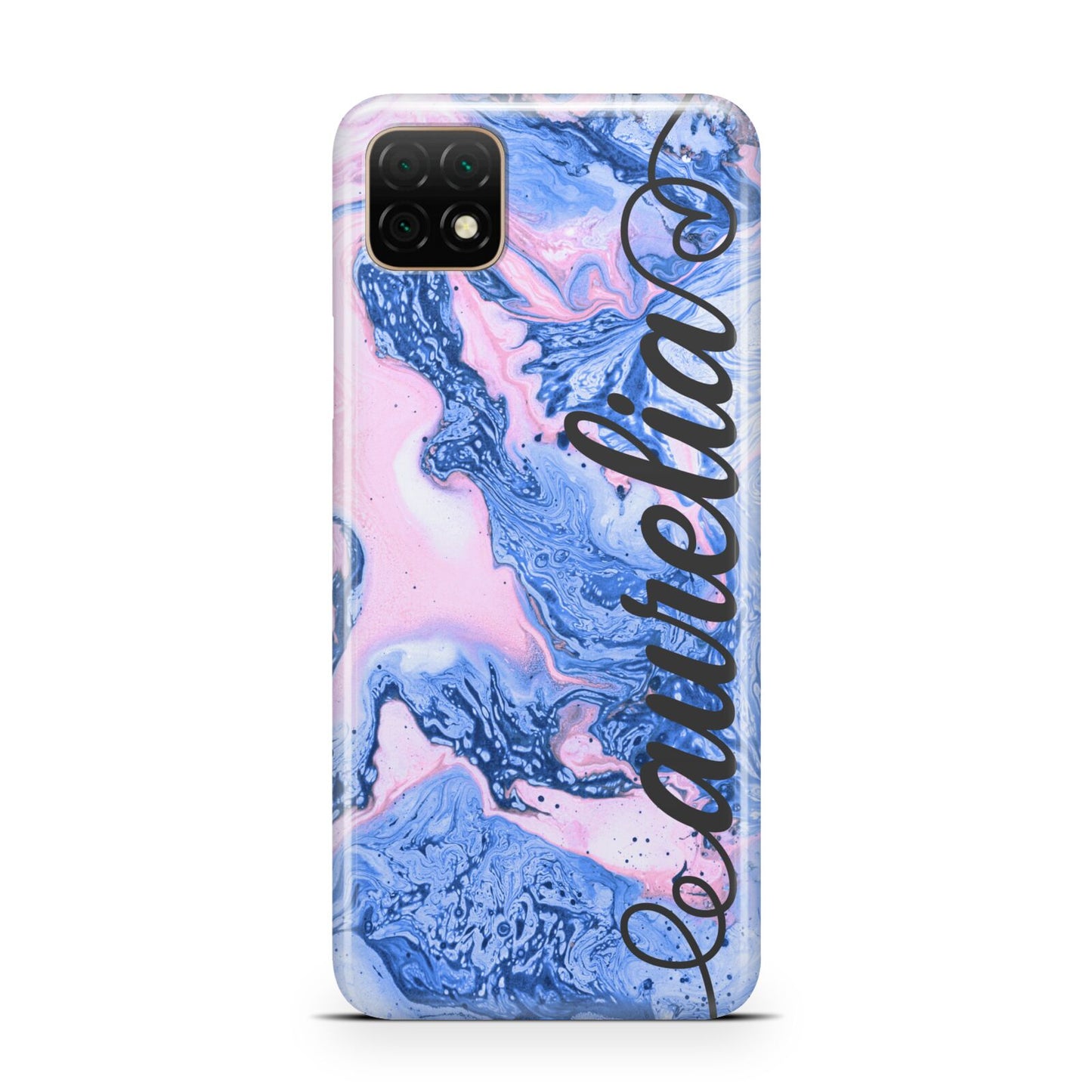 Ocean Blue and Pink Marble Huawei Enjoy 20 Phone Case