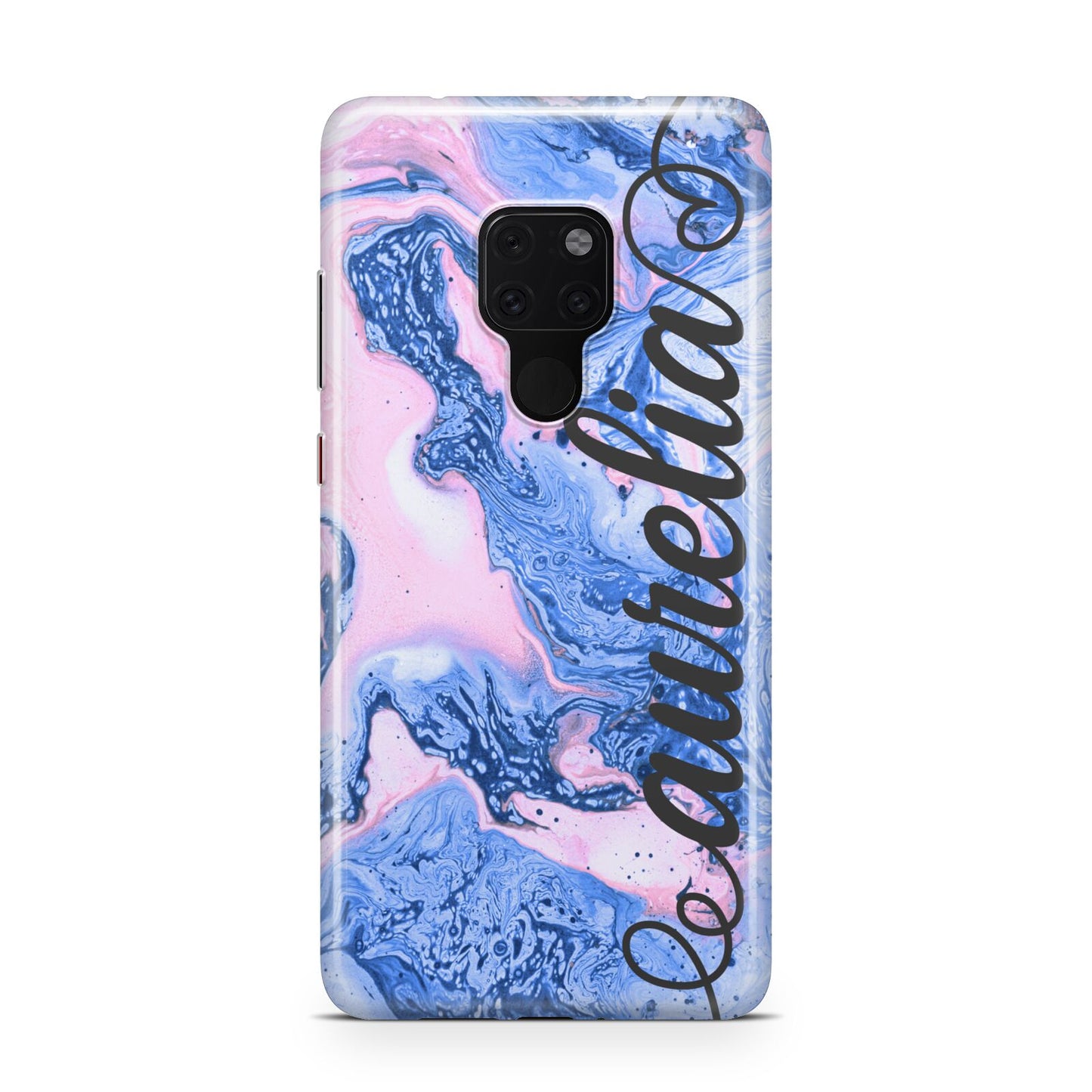 Ocean Blue and Pink Marble Huawei Mate 20 Phone Case