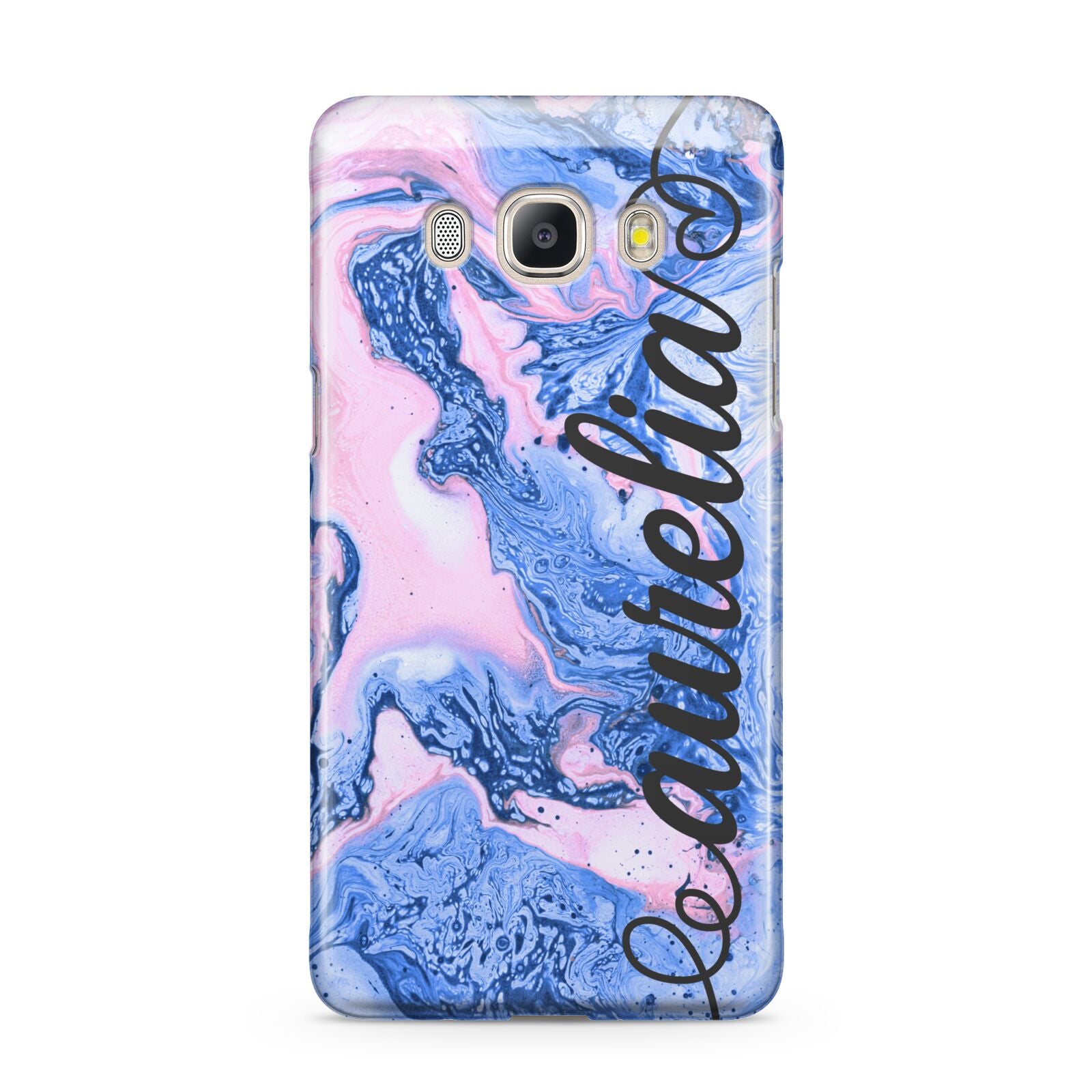 Ocean Blue and Pink Marble Samsung Galaxy J5 2016 Case