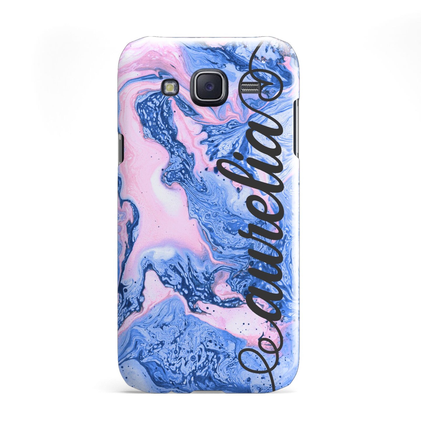 Ocean Blue and Pink Marble Samsung Galaxy J5 Case