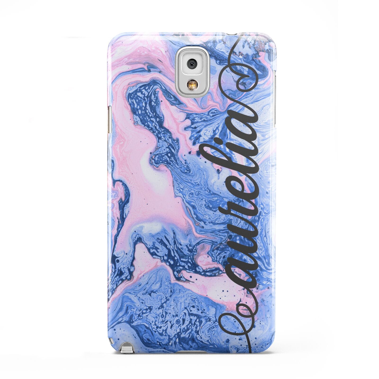 Ocean Blue and Pink Marble Samsung Galaxy Note 3 Case