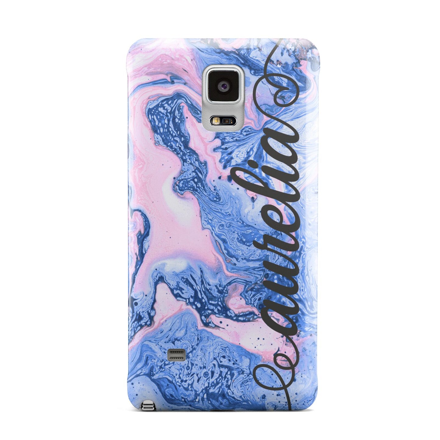 Ocean Blue and Pink Marble Samsung Galaxy Note 4 Case