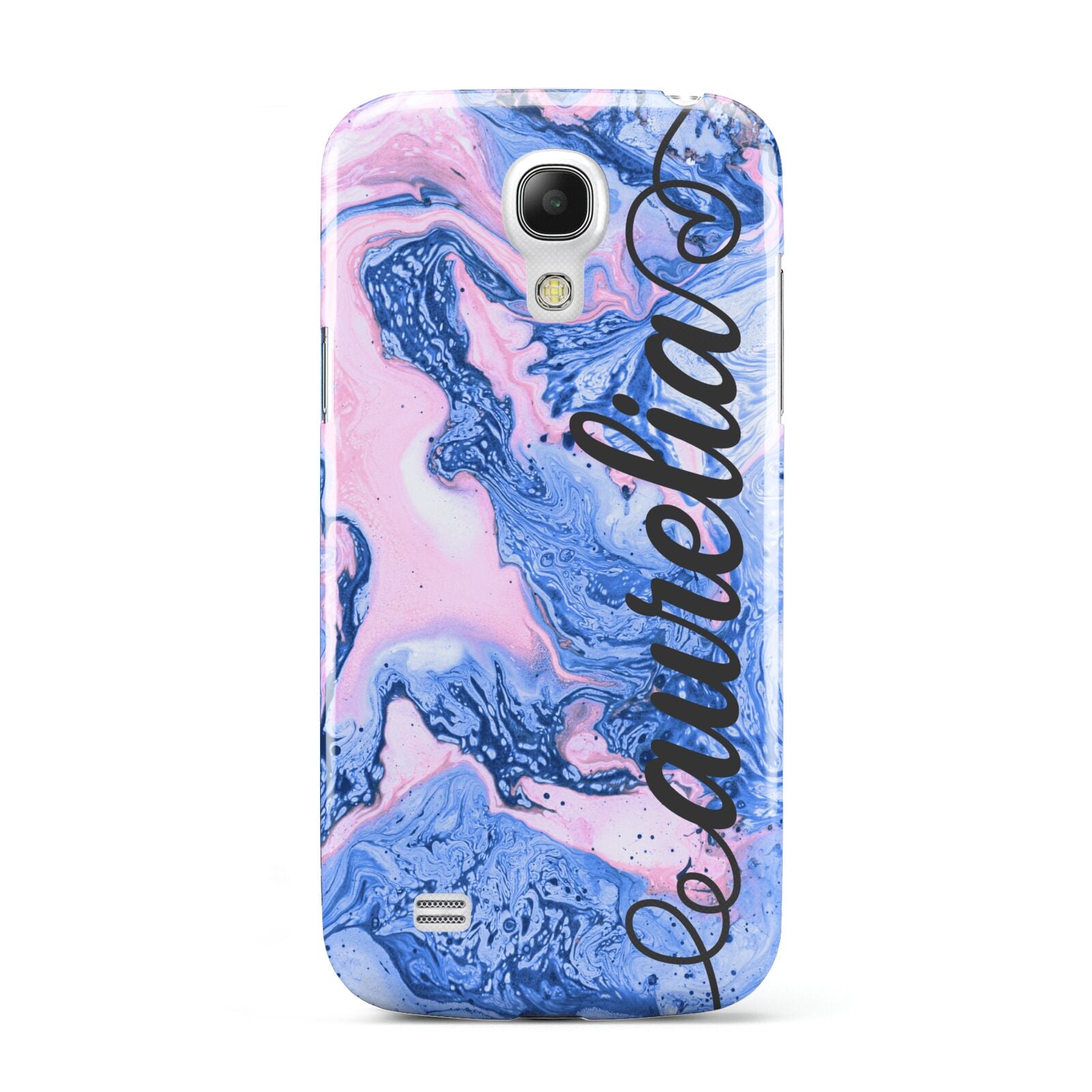 Ocean Blue and Pink Marble Samsung Galaxy S4 Mini Case