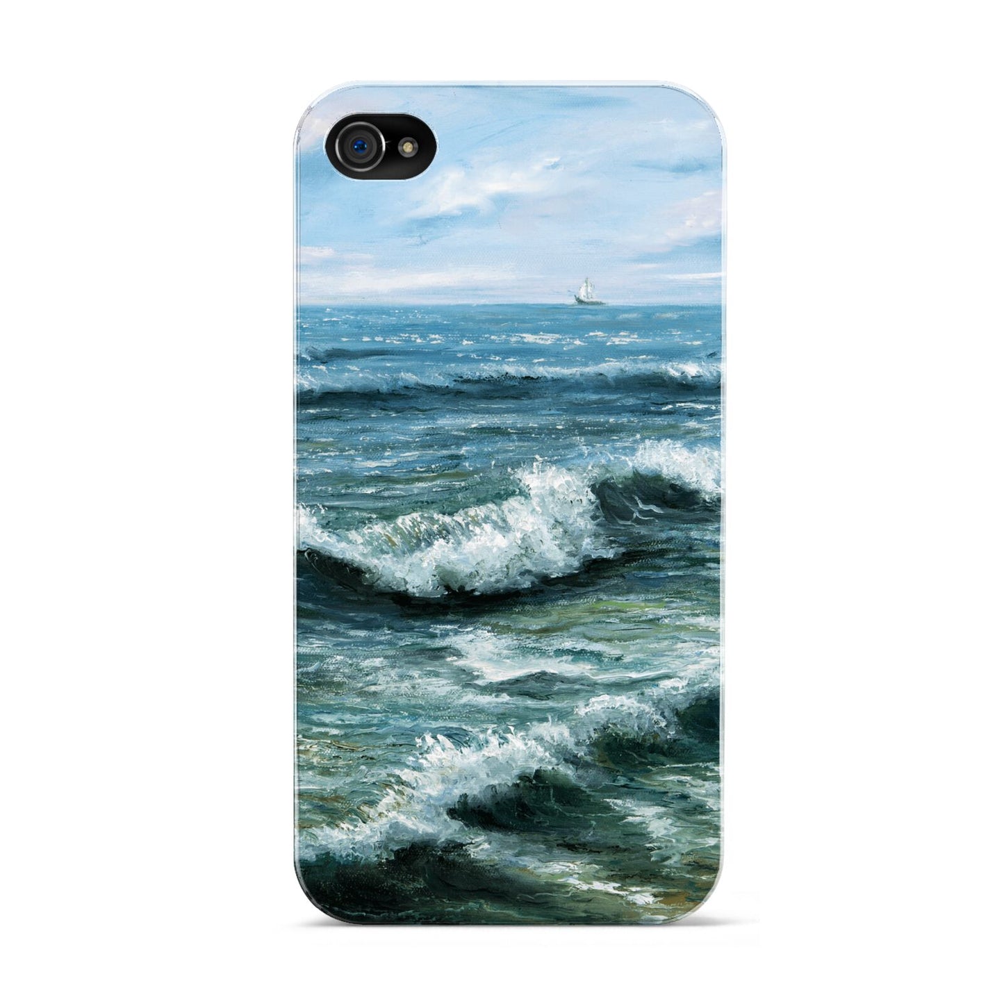 Ocean Brush Stroke Apple iPhone 4s Case