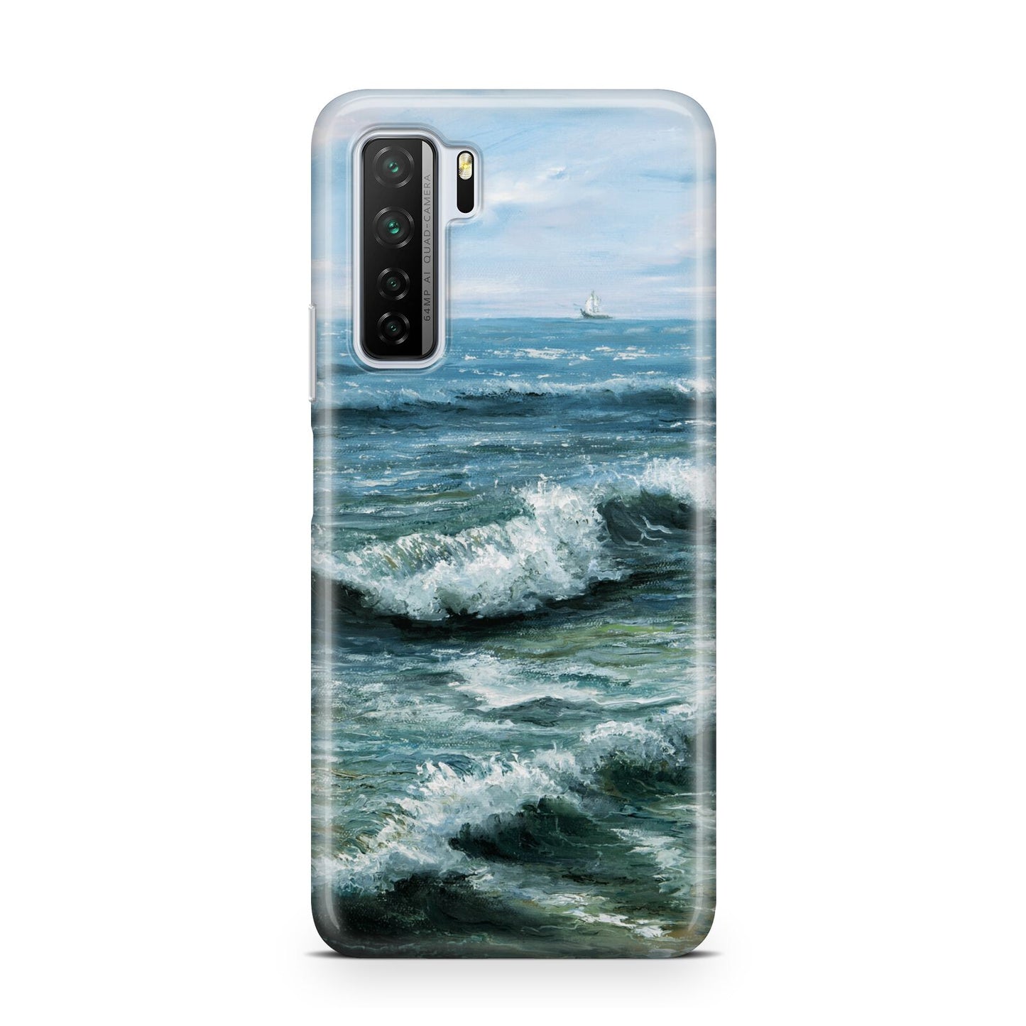 Ocean Brush Stroke Huawei P40 Lite 5G Phone Case