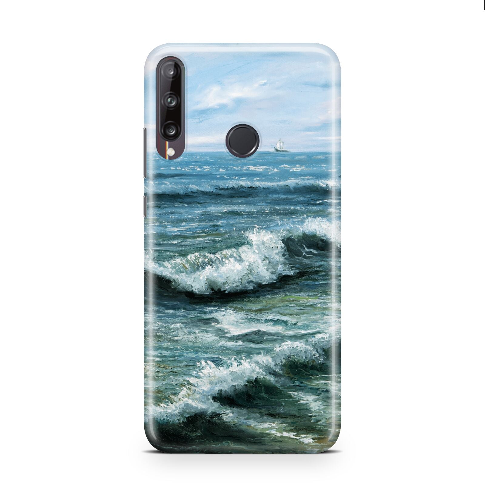 Ocean Brush Stroke Huawei P40 Lite E Phone Case