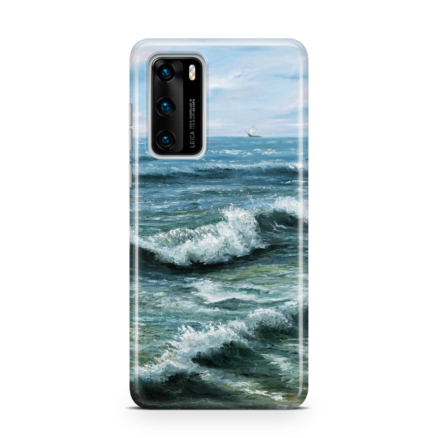 Ocean Brush Stroke Huawei P40 Phone Case