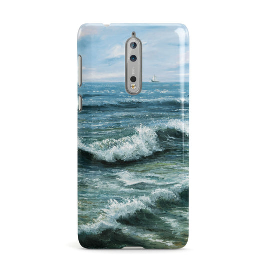 Ocean Brush Stroke Nokia Case