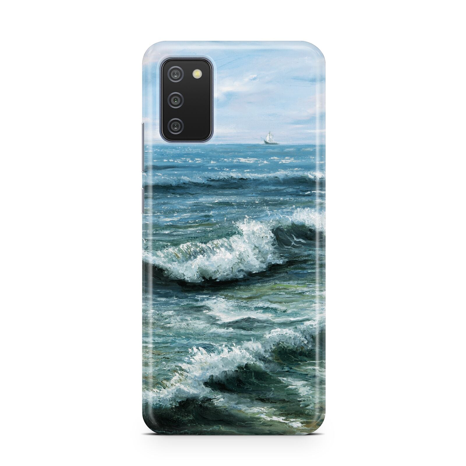 Ocean Brush Stroke Samsung A02s Case