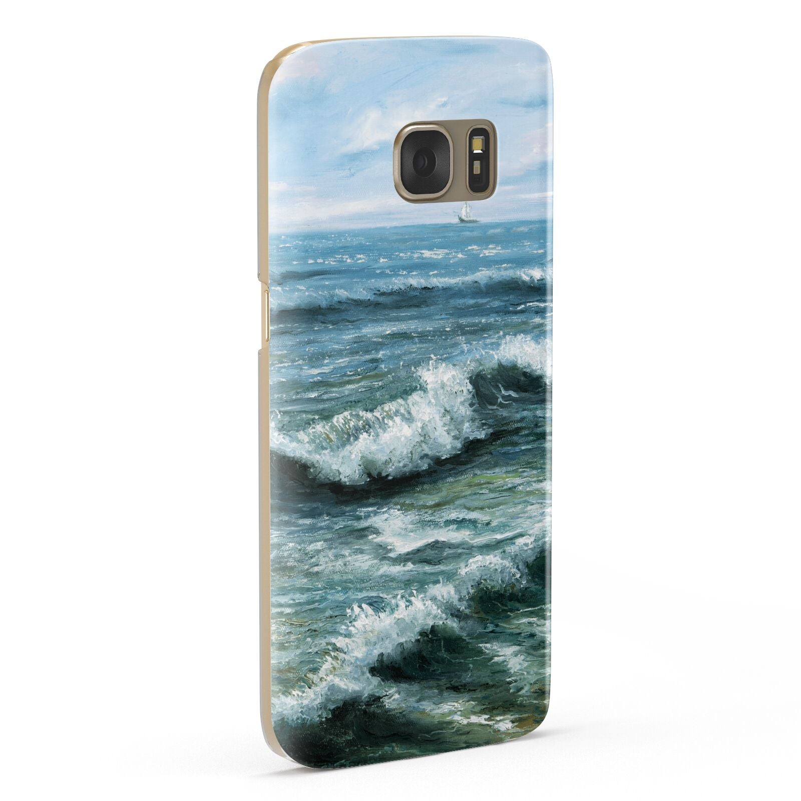 Ocean Brush Stroke Samsung Galaxy Case Fourty Five Degrees