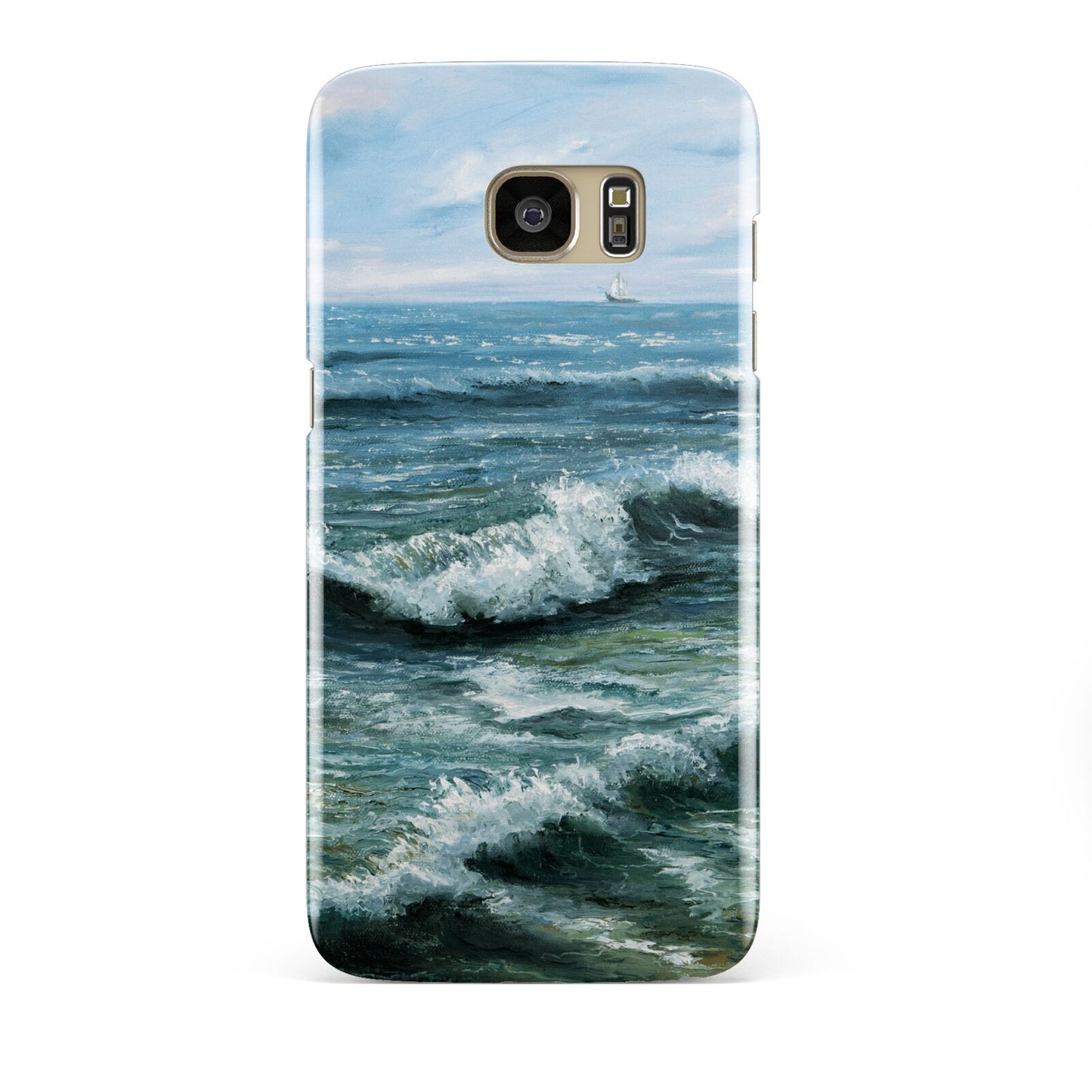 Ocean Brush Stroke Samsung Galaxy S7 Edge Case