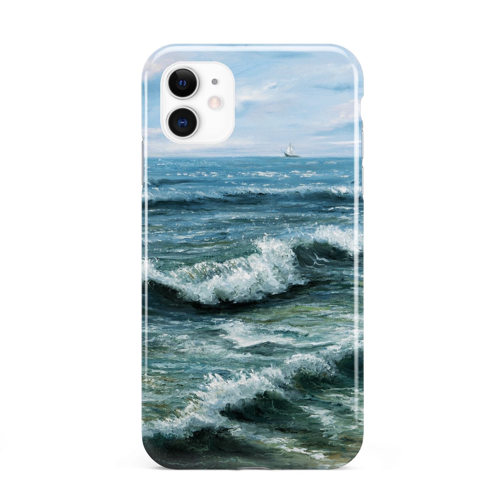 Ocean Brush Stroke iPhone 11 3D Tough Case