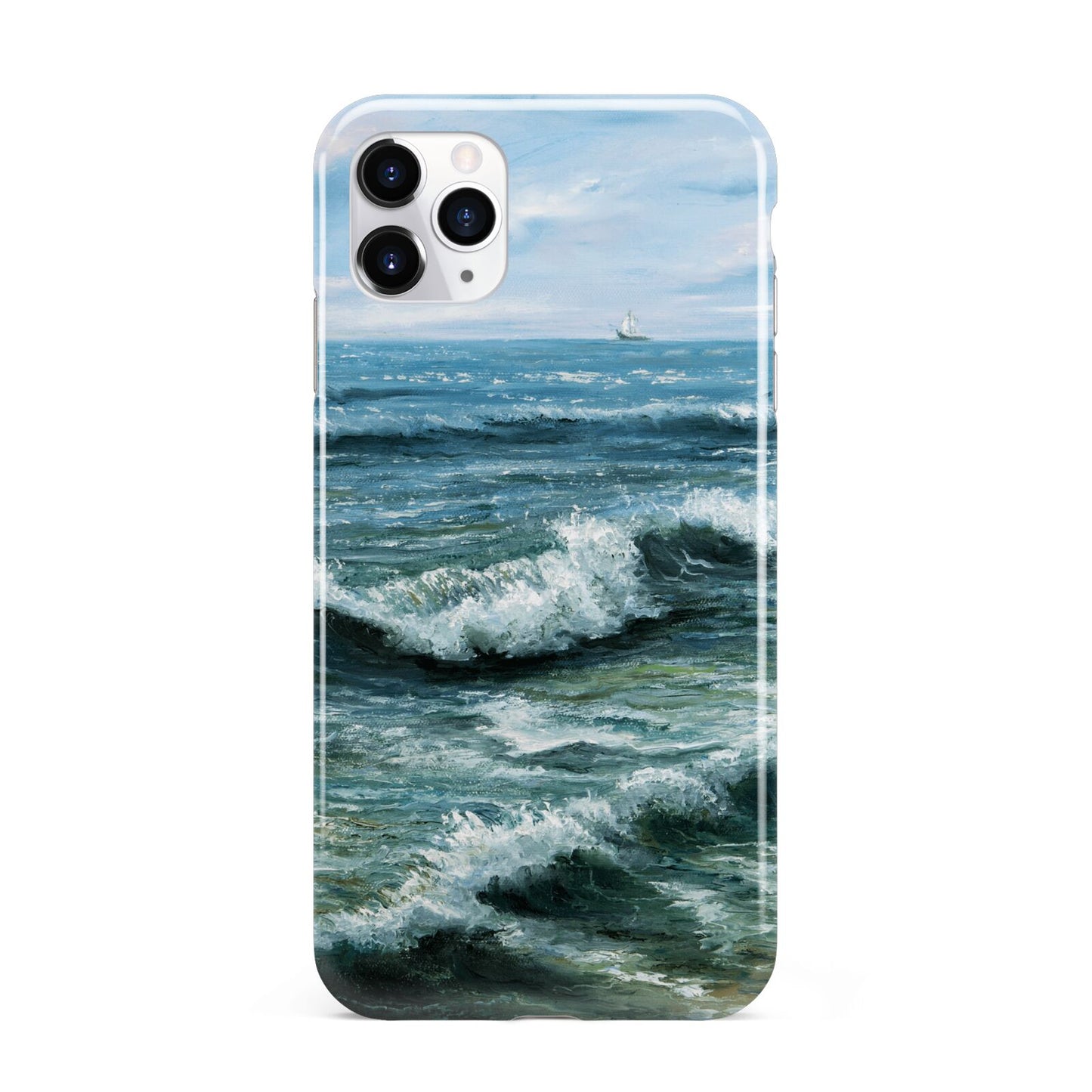 Ocean Brush Stroke iPhone 11 Pro Max 3D Tough Case