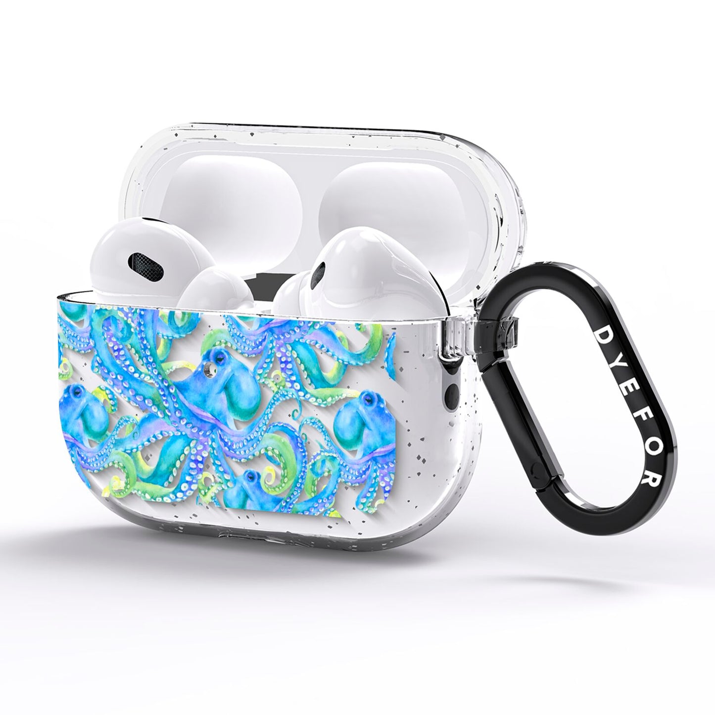 Octopus AirPods Pro Glitter Case Side Image