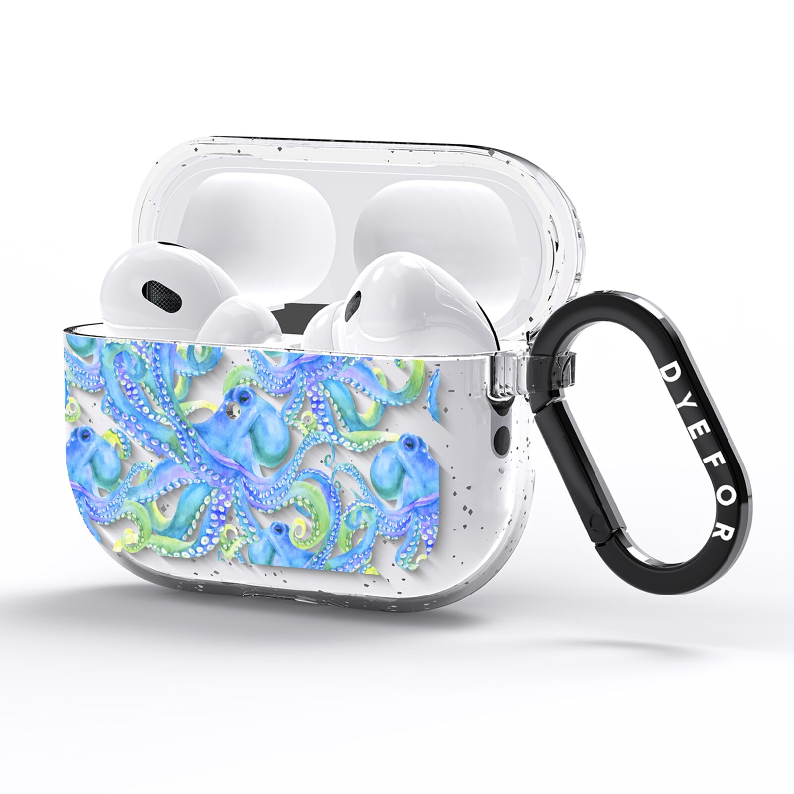 Octopus AirPods Pro Glitter Case Side Image