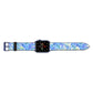 Octopus Apple Watch Strap Landscape Image Blue Hardware