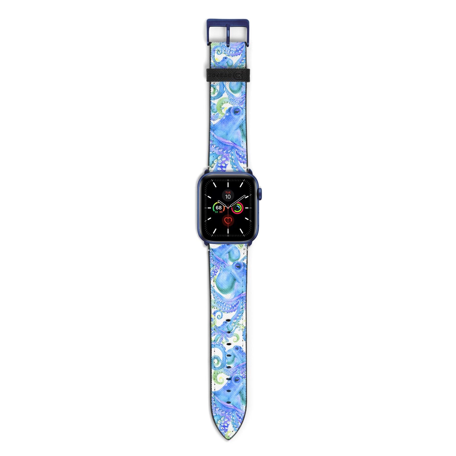 Octopus Apple Watch Strap with Blue Hardware