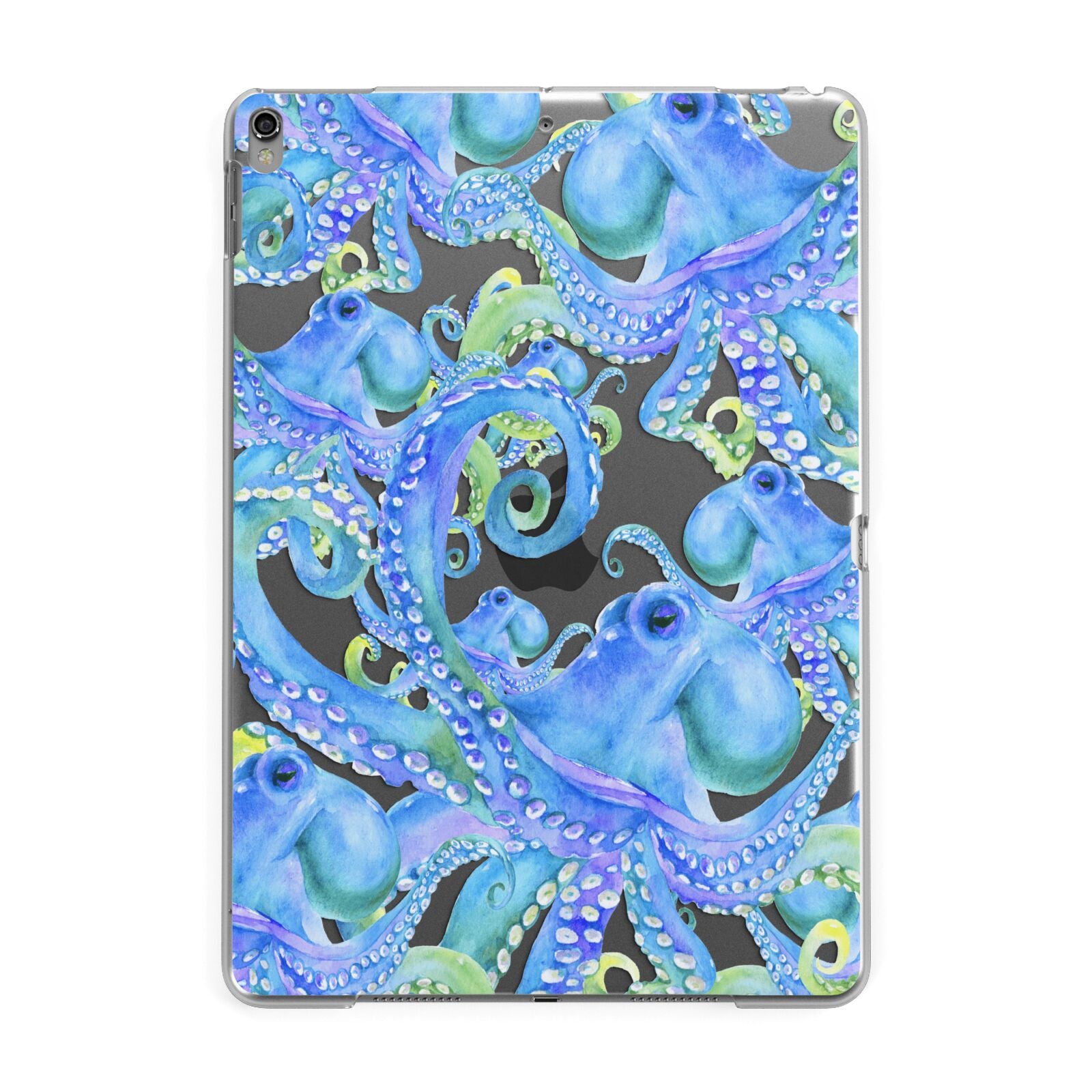 Octopus Apple iPad Grey Case