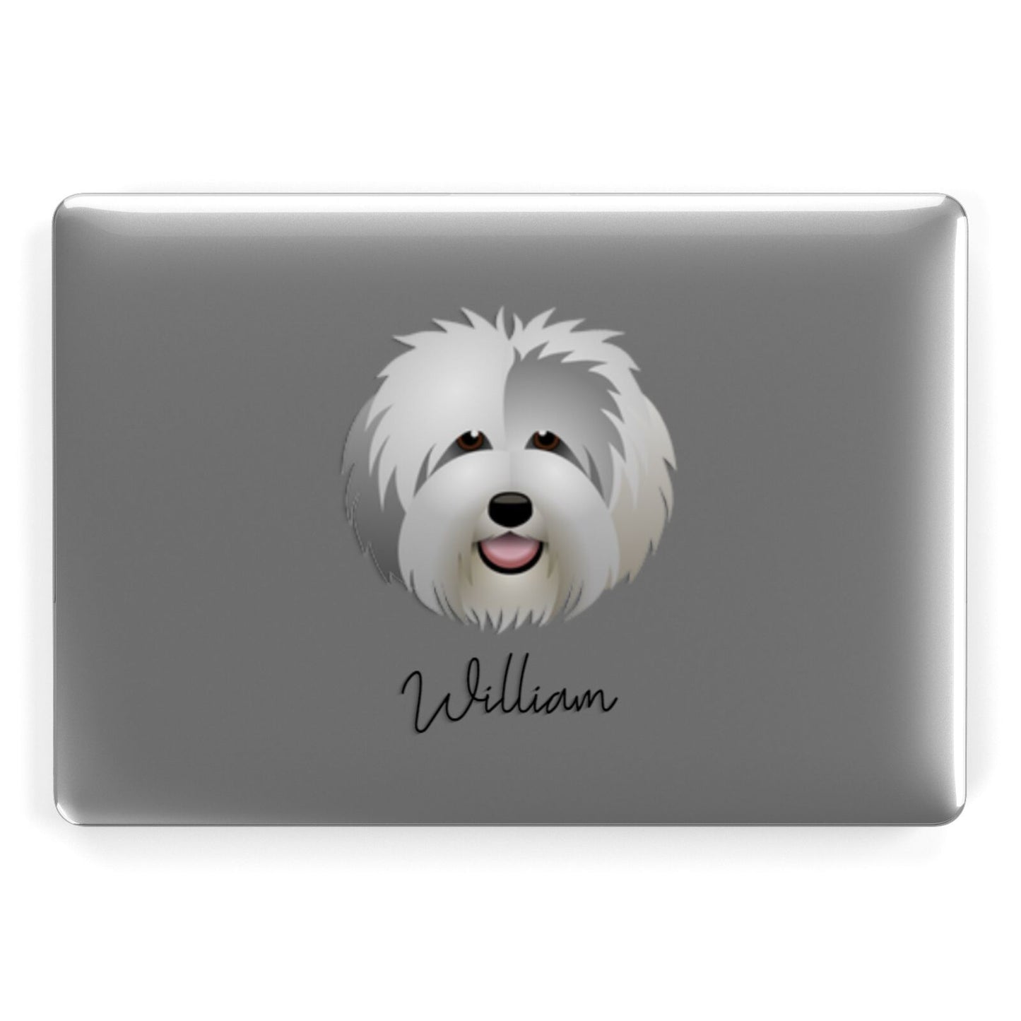 Old English Sheepdog Personalised Apple MacBook Case