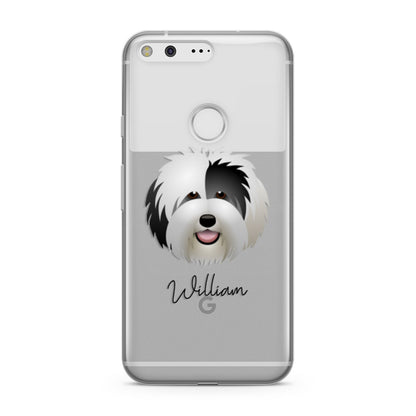 Old English Sheepdog Personalised Google Pixel Case