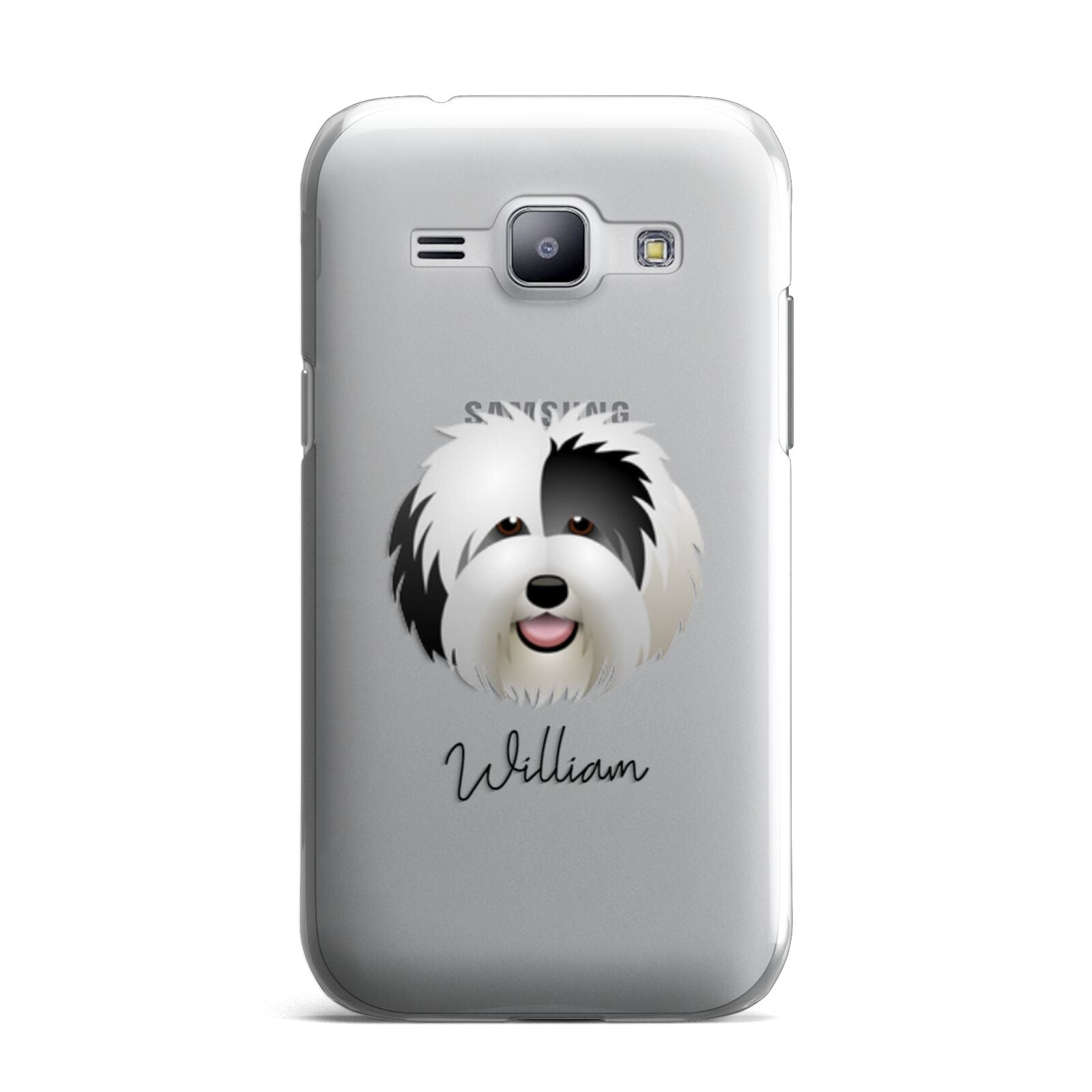 Old English Sheepdog Personalised Samsung Galaxy J1 2015 Case