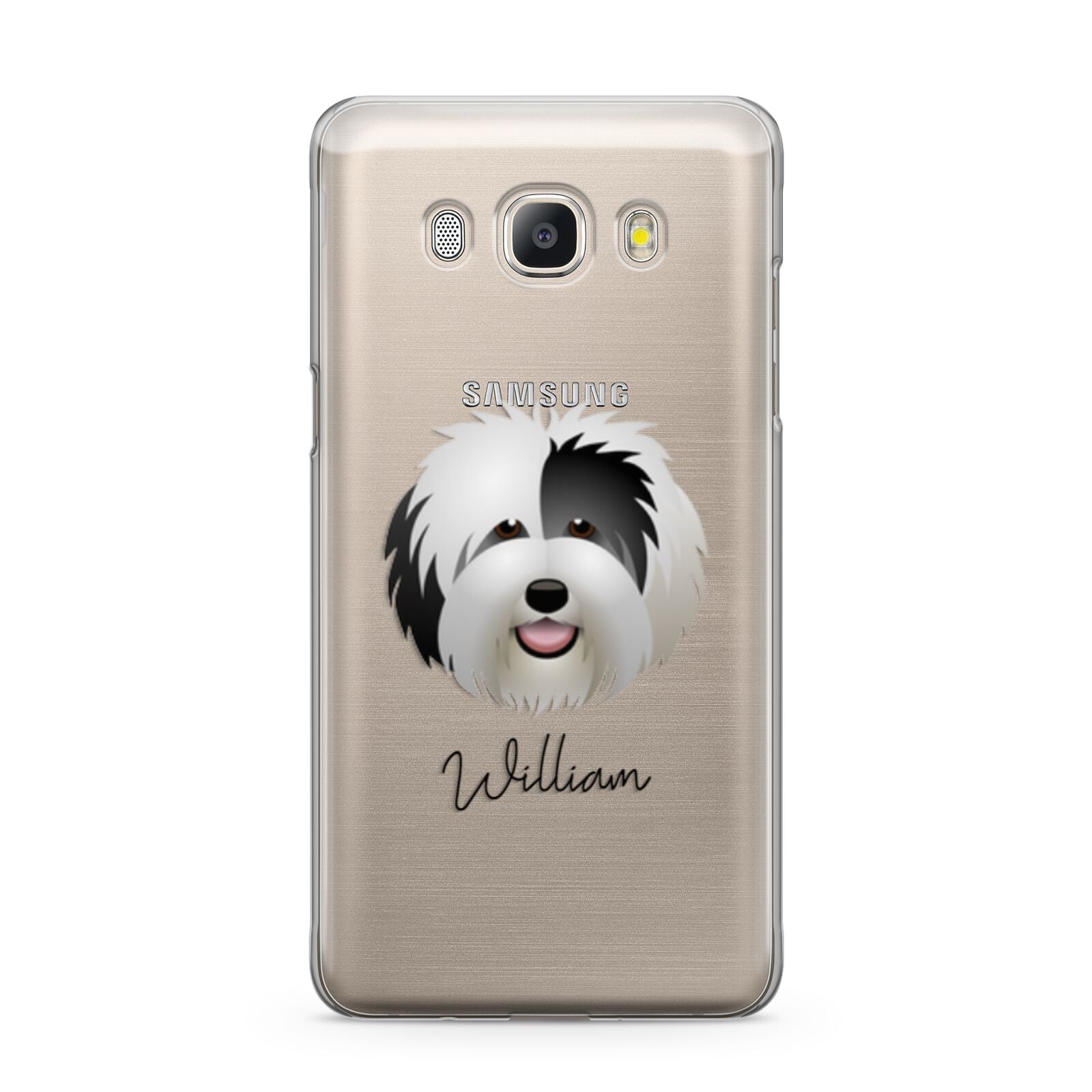 Old English Sheepdog Personalised Samsung Galaxy J5 2016 Case