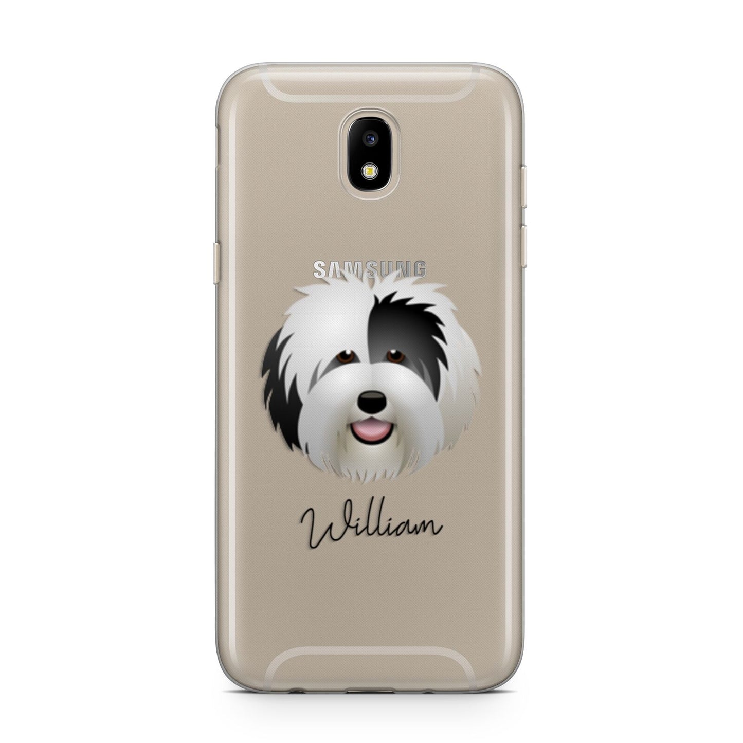 Old English Sheepdog Personalised Samsung J5 2017 Case