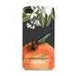 Orange Blossom Personalised Name Apple iPhone 4s Case