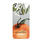 Orange Blossom Personalised Name Apple iPhone 5 Case