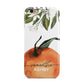 Orange Blossom Personalised Name Apple iPhone 6 3D Tough Case