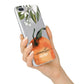Orange Blossom Personalised Name iPhone 7 Plus Bumper Case on Silver iPhone Alternative Image