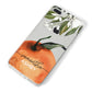 Orange Blossom Personalised Name iPhone 8 Plus Bumper Case on Silver iPhone Alternative Image