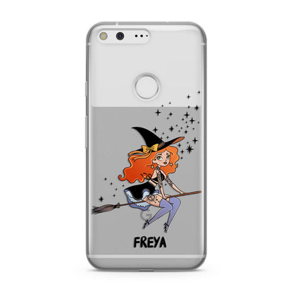 Orange Haired Personalised Witch Google Pixel Case