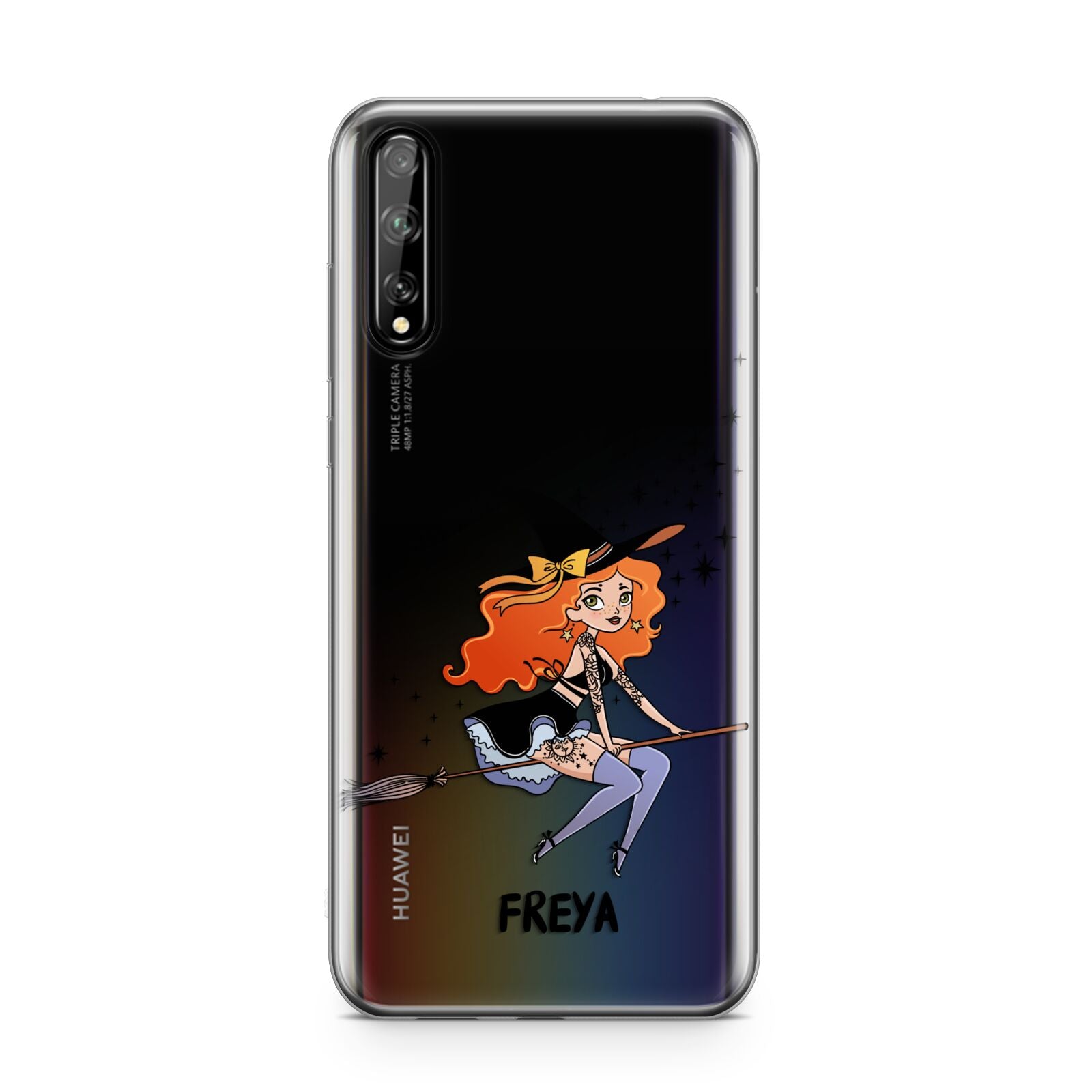 Orange Haired Personalised Witch Huawei Enjoy 10s Phone Case