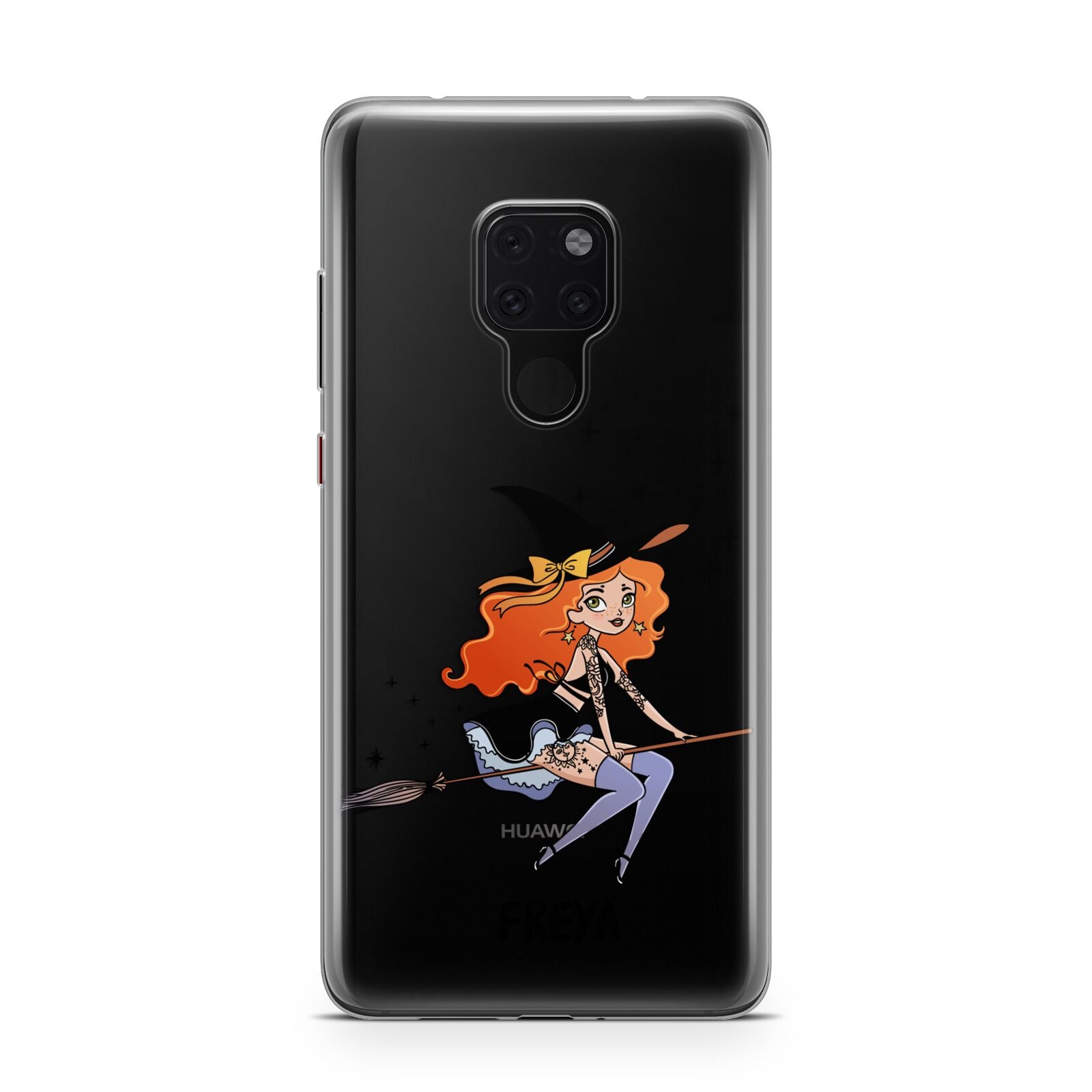 Orange Haired Personalised Witch Huawei Mate 20 Phone Case