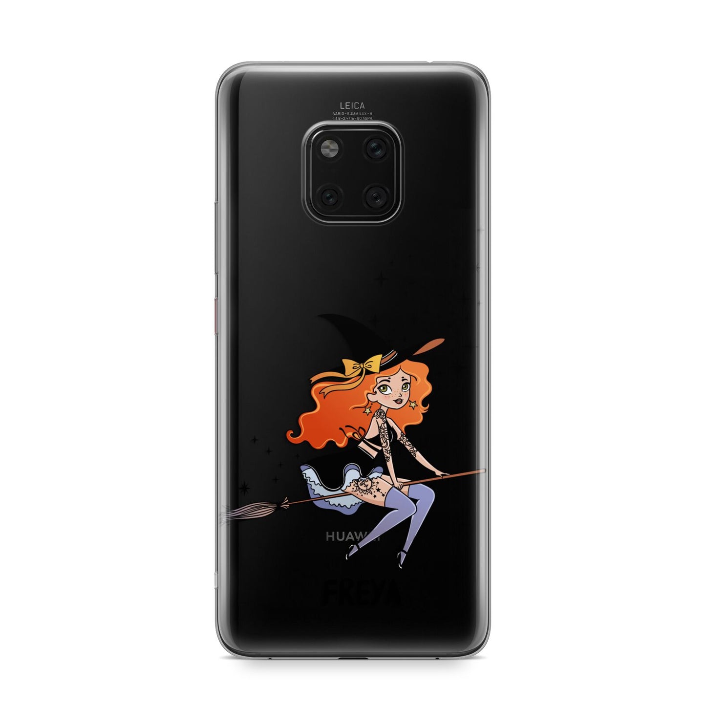 Orange Haired Personalised Witch Huawei Mate 20 Pro Phone Case