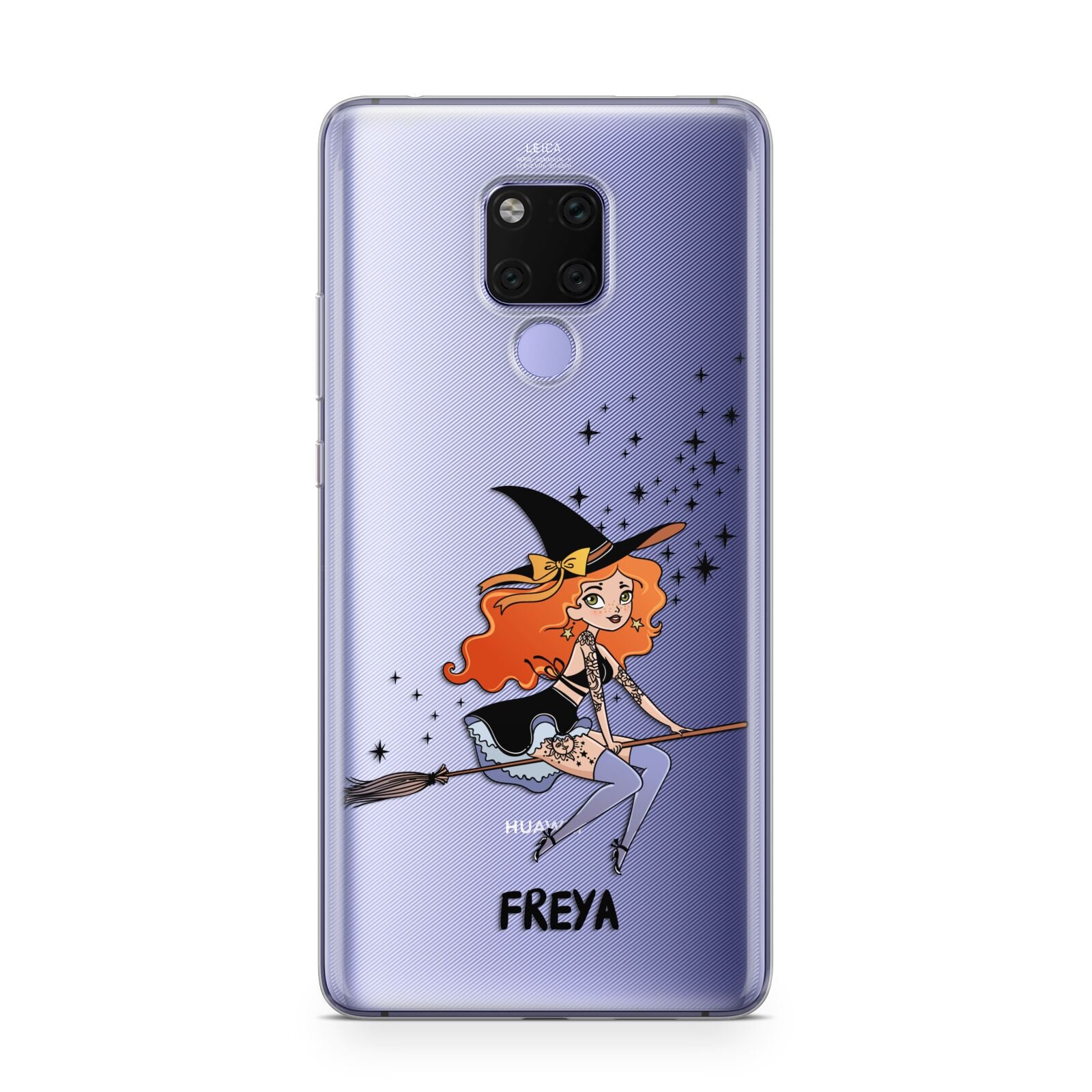 Orange Haired Personalised Witch Huawei Mate 20X Phone Case