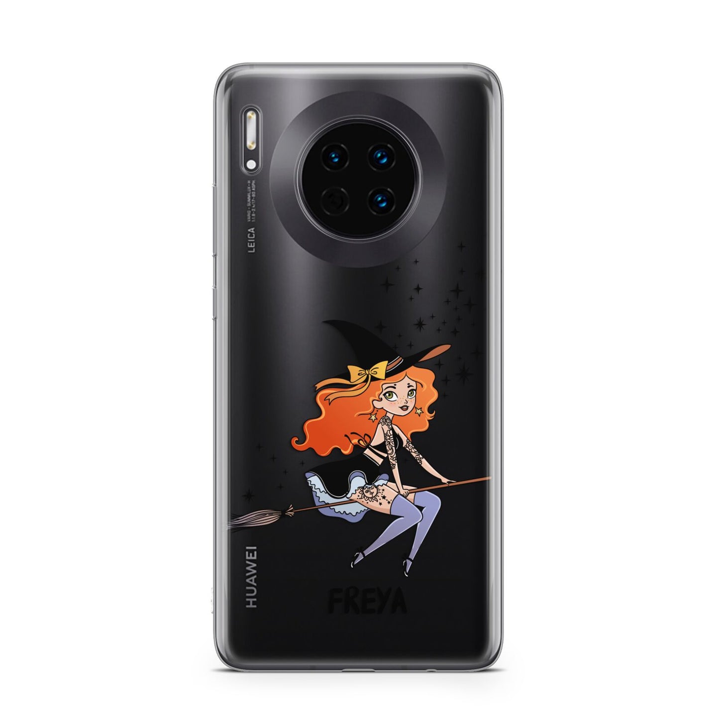 Orange Haired Personalised Witch Huawei Mate 30