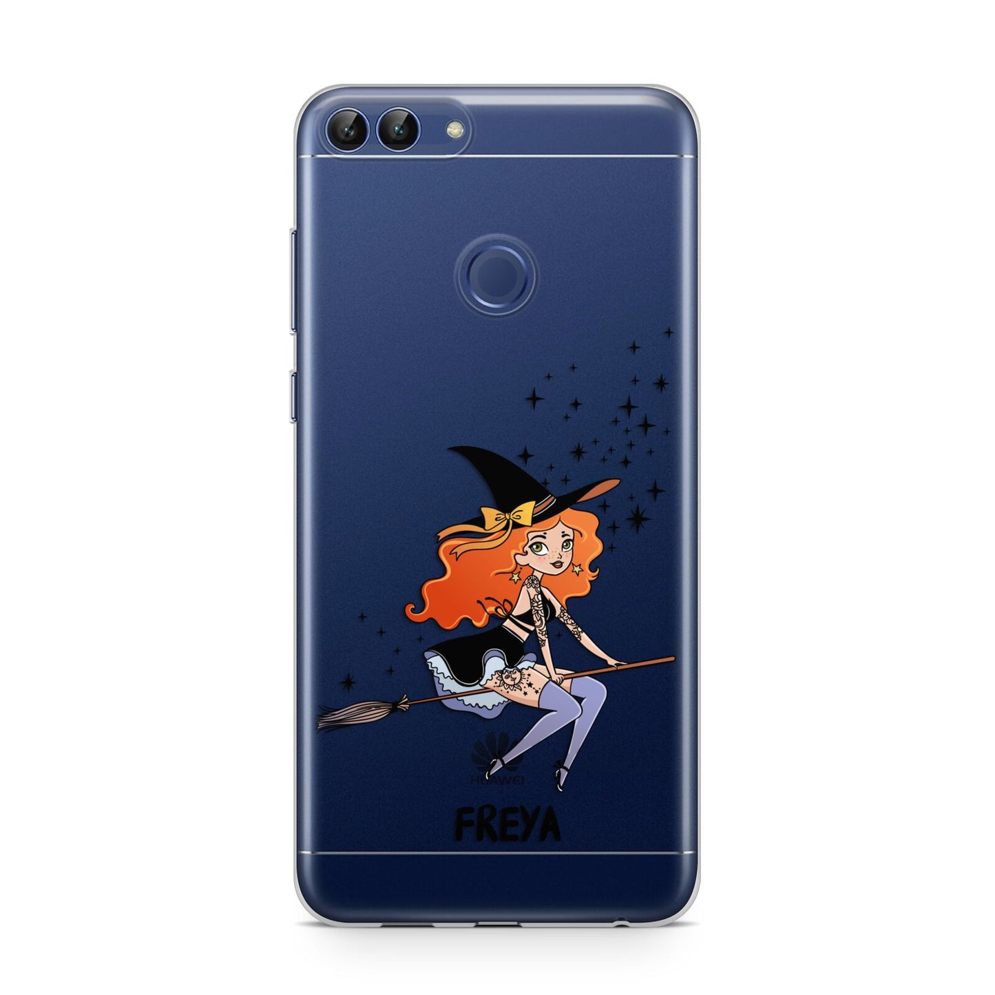 Orange Haired Personalised Witch Huawei P Smart Case