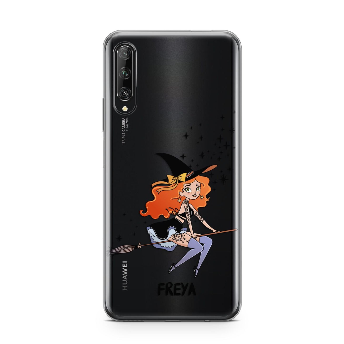 Orange Haired Personalised Witch Huawei P Smart Pro 2019