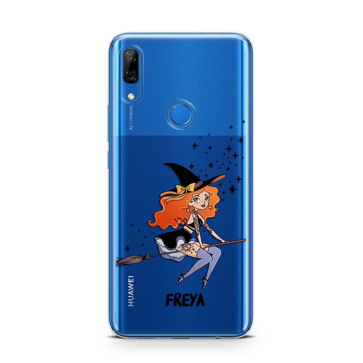 Orange Haired Personalised Witch Huawei P Smart Z